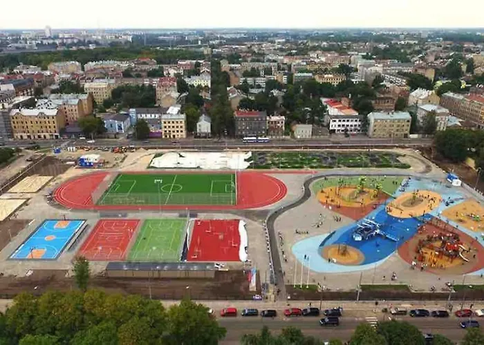 Cute With A View Over The Rooftops And Free Parking In The Area * Riga
